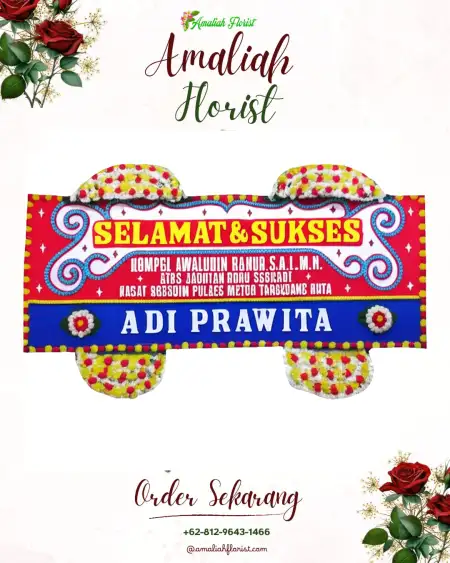 Papan Bunga Ucapan Selamat Jetiswetan